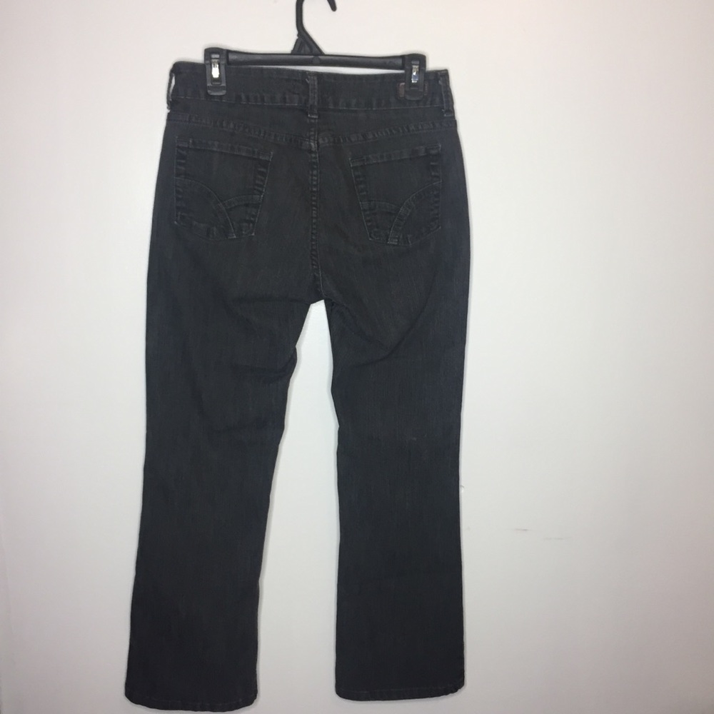 Riders by Lee 8P No Gap Waist Black Bootcut - Picture 6 of 8